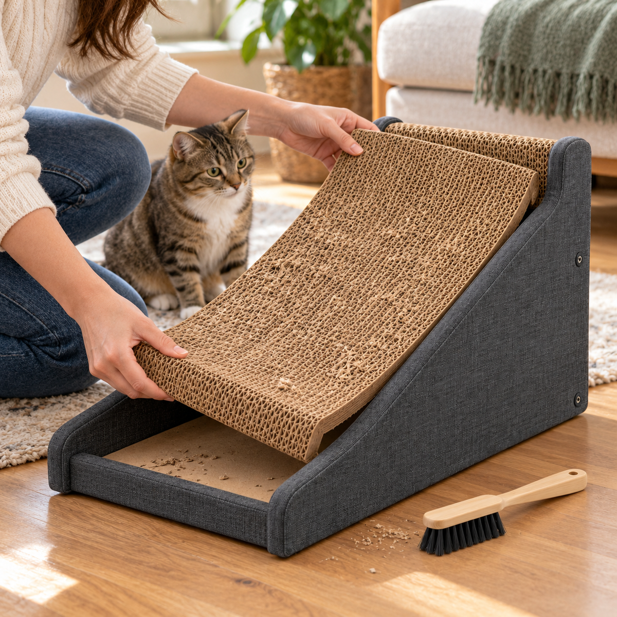 Book Spine Cat Scratcher Gift Set