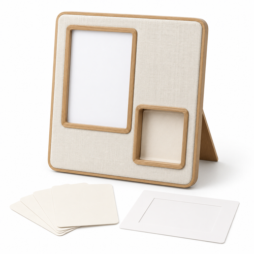 Layered Paw Memory Frame Gift Set