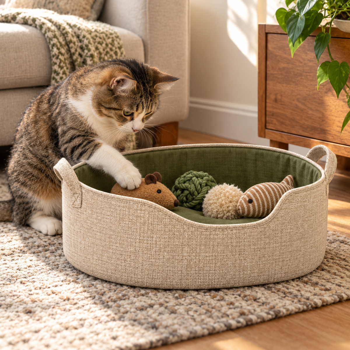 Offset Bay Toy Basket Gift Set