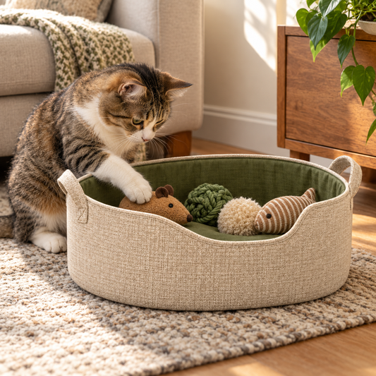 Offset Bay Toy Basket Gift Set