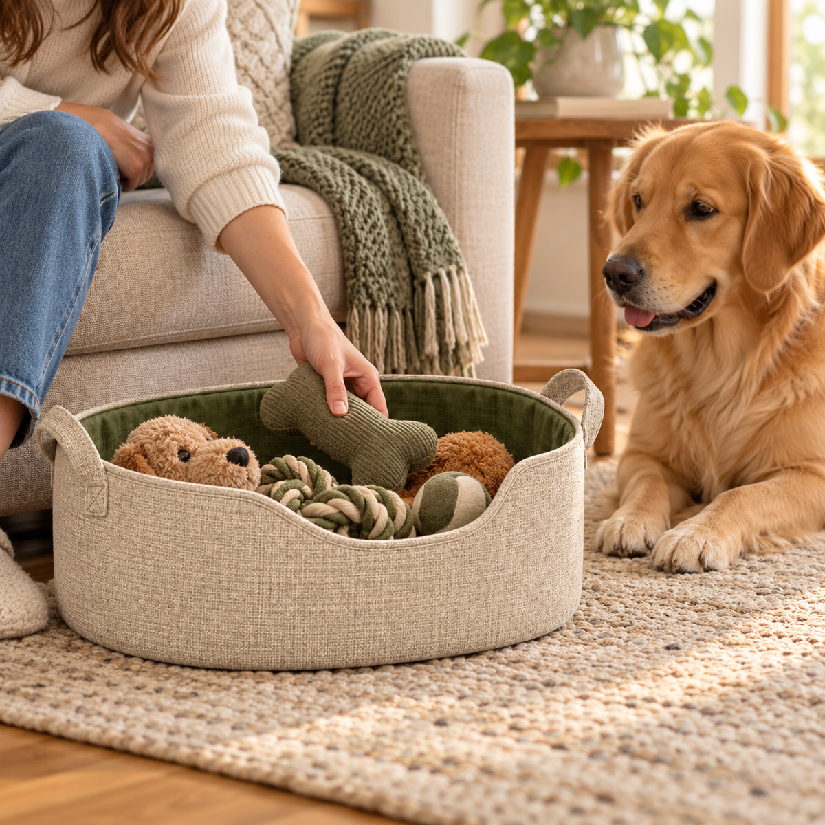 Offset Bay Toy Basket Gift Set