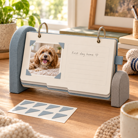 Pet Milestone Desk Journal Gift Set