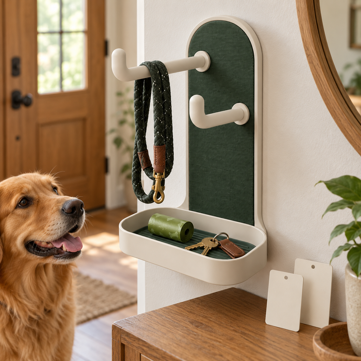 Entryway Leash Valet Gift Set