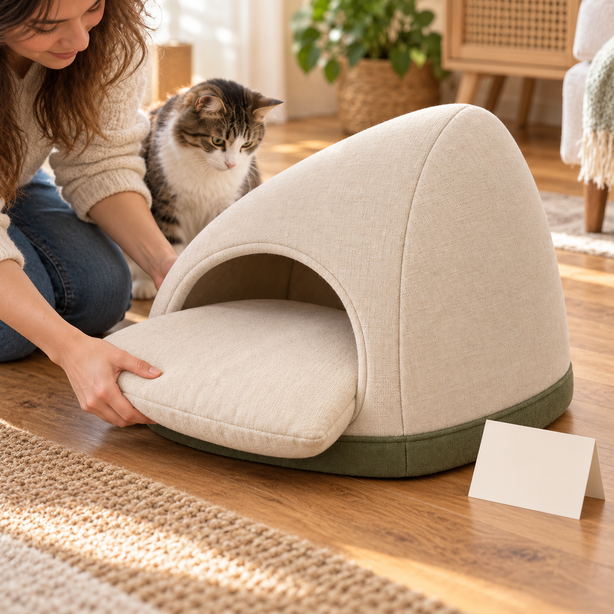 Offset Arch Cat Hideaway Gift Set
